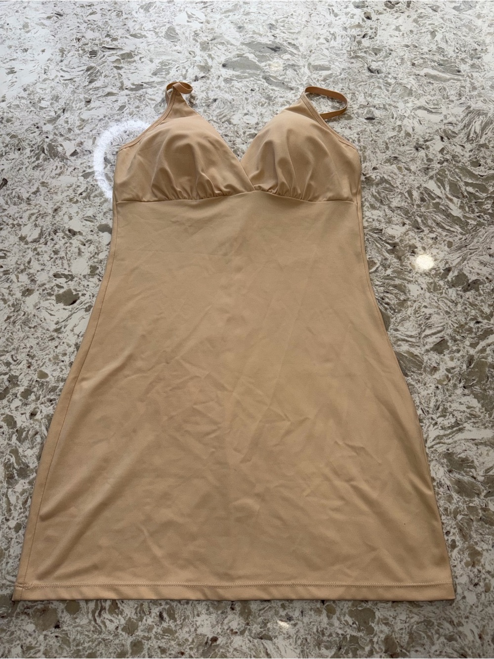 Nude Body-Smoothing Shapewear Slip Dress